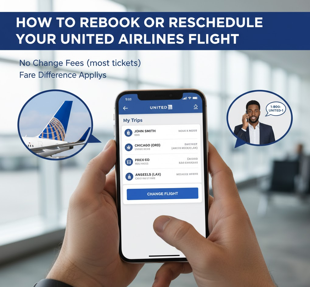 How to Rebook or Reschedule Your United Airlines Flight
