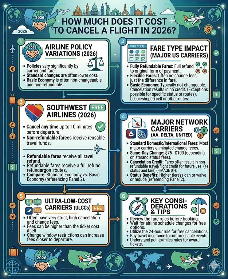How Much Does It Cost to Change or Cancel a Flight in 2026?