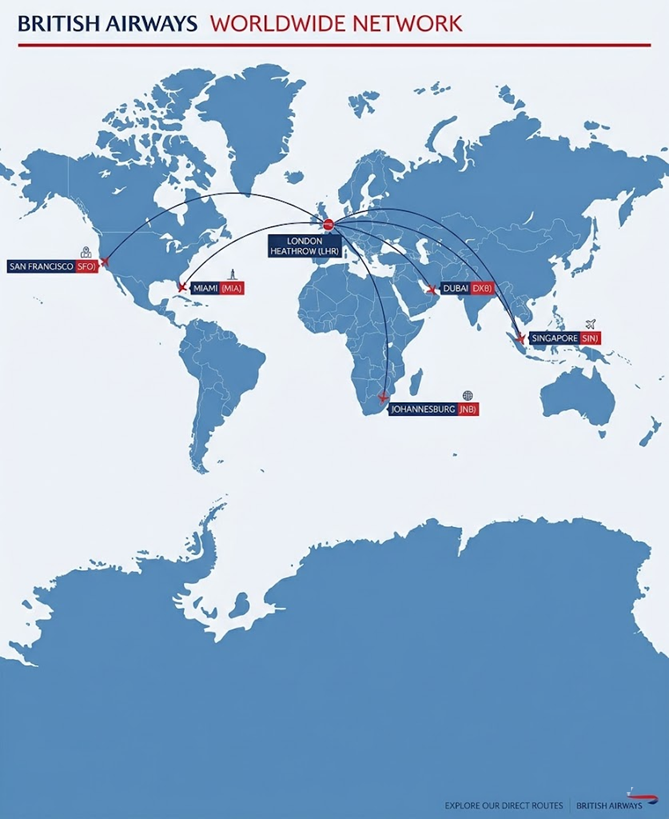 British Airways A380 Route Changes
