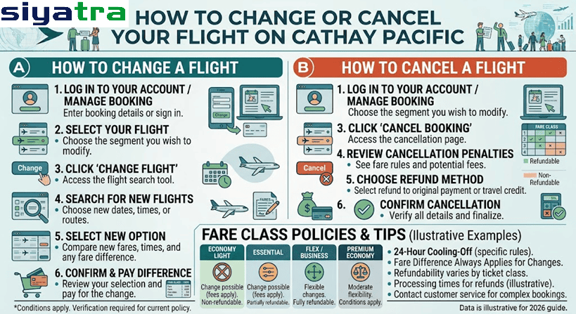 How to Change or Cancel Your Flight on Cathay Pacific